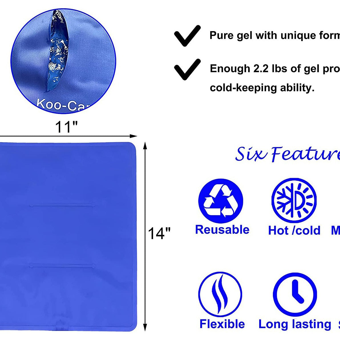 Reusable Hot & Cold Therapy Wrap – Flexible Gel Pack