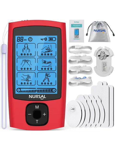 TENS Unit Muscle Stimulator – 24 Modes Rechargeable Pain Relief Device